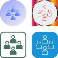 Network Group Icon Design vector