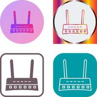 Router Icon Design vector