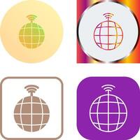 Global Signals Icon Design vector