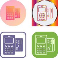 Card Machine Icon Design vector