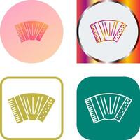 Accordion Icon Design vector