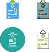 Medical Report Icon Design vector