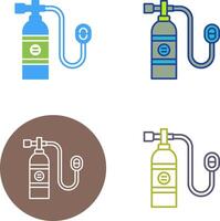 Oxygen Tank Icon Design vector