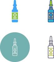 Nasal Spray Icon Design vector