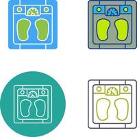 Weighing Scale Icon Design vector