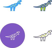 Dinosaur Icon Design vector