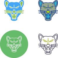 diseño de icono de lobo vector