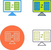 File Sharing Icon Design vector