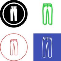 Trousers Icon Design vector