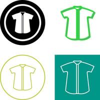 Check Shirt Icon Design vector