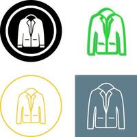 Stylish Jacket Icon Design vector
