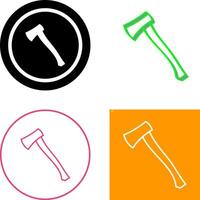 Wood Cutter Icon Design vector