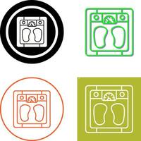 Weighing Scale Icon Design vector