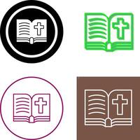 bible Icon Design vector