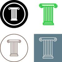 Pillar Icon Design vector