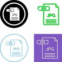 JPG Icon Design vector