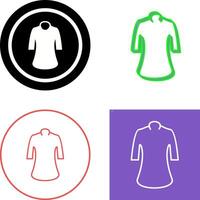 Ladies Shirt Icon Design vector