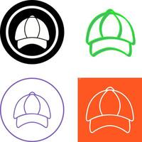 pags gorra icono diseño vector