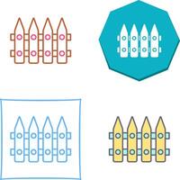 Fence Icon Design vector