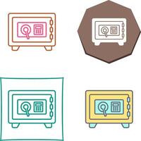 Safe Box Icon Design vector