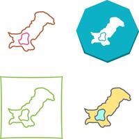 diseño de icono de mapa vector