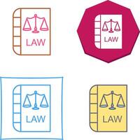 Law and Order Icon Design vector