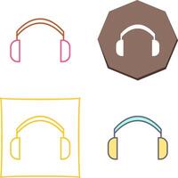 diseño de icono de auriculares vector