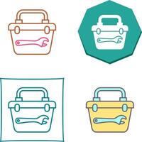 Toolbox Icon Design vector