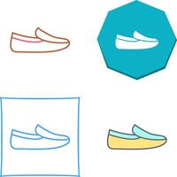 Men's Loafers Icon Design vector