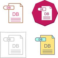 DB Icon Design vector