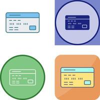 Debit Card Icon Design vector