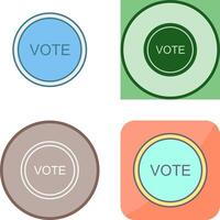 Vote Link Icon Design vector