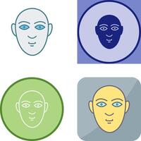 Human Face Icon Design vector