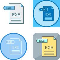 EXE Icon Design vector