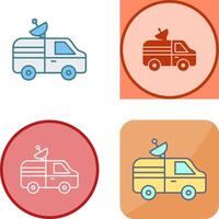 News Van Icon Design vector