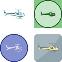 diseño de icono de helicóptero vector