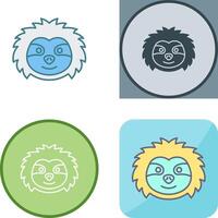 Sloth Icon Design vector