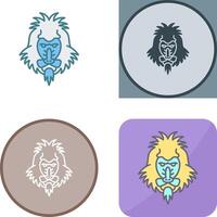 Mandrill Icon Design vector