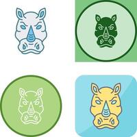 Rhino Icon Design vector