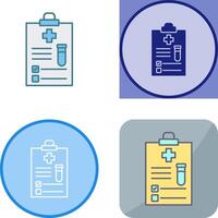 Medical Report Icon Design vector