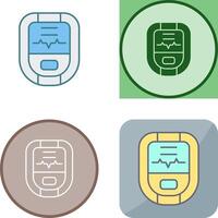 Oximeter Icon Design vector