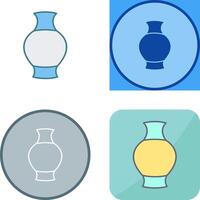 Antique Jar Icon Design vector