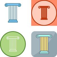 Pillar Icon Design vector