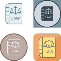 Law and Order Icon Design vector