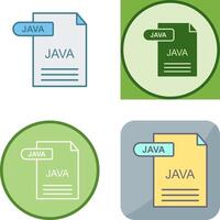 Java Icon Design vector