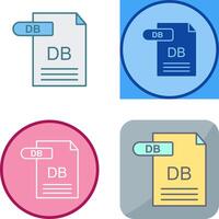 DB Icon Design vector