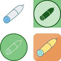 Salami Icon Design vector