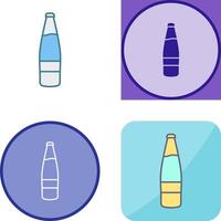 Beer Bottle Icon Design vector