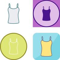 Ladies Vest Icon Design vector
