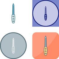 Nail File Icon Design vector